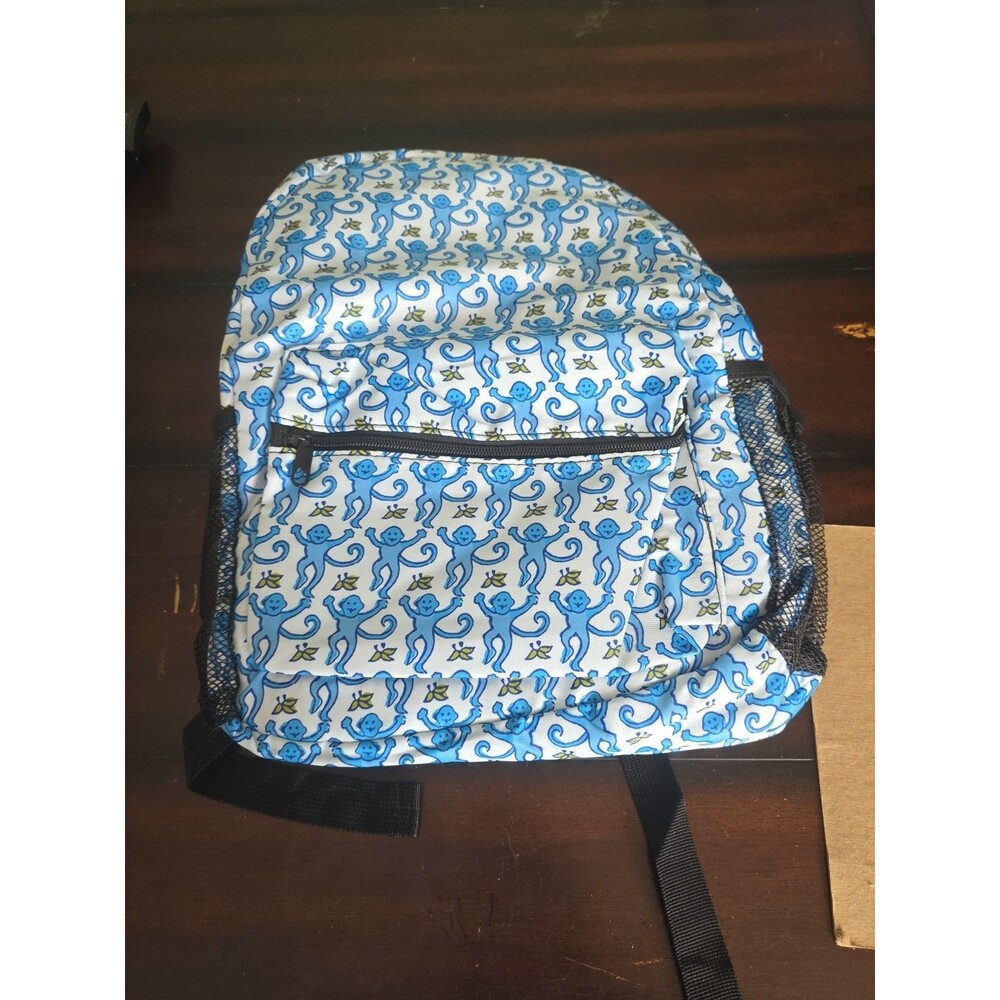 Preppy Monkey Blue Bookbag